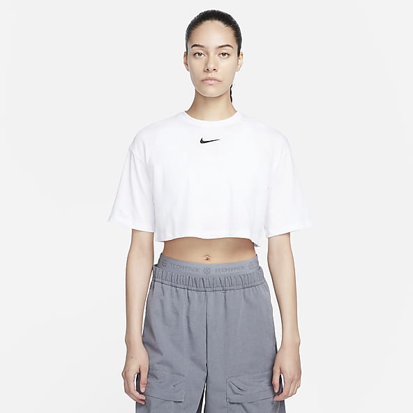 Designed in Europe Loose White Short Sleeve Shirts. Nike UK